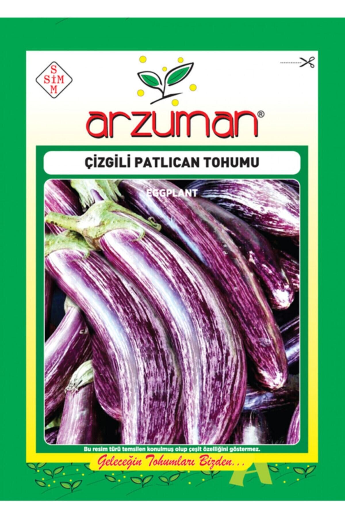 Karahasanoğlu Tarım Çizgili-alaca Patlıcan Tohumu 5 Gr Ort 1000 Ad Tohum