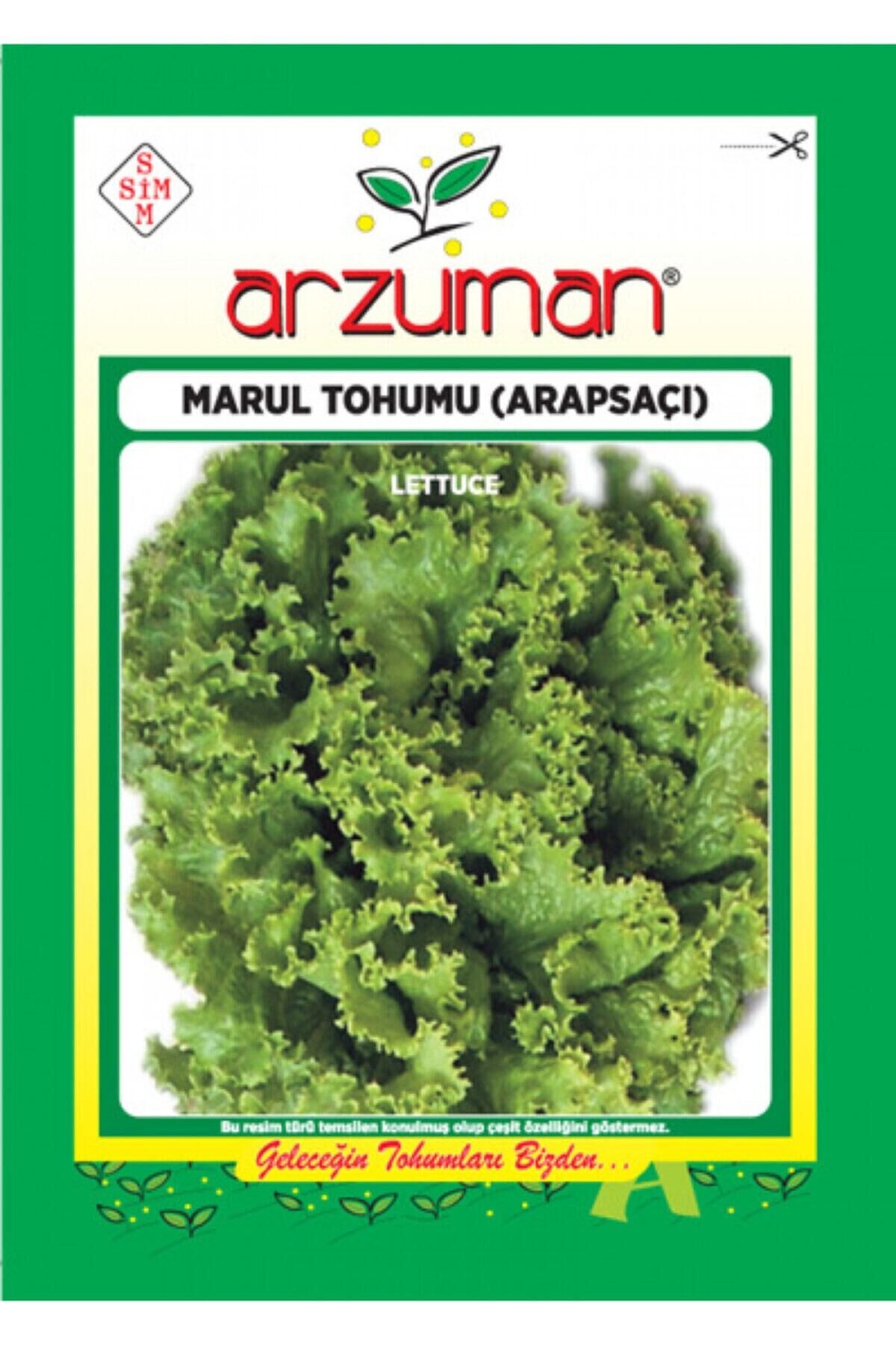 Karahasanoğlu Tarım Arapsaçı Kıvırcık Marul Tohumu 10 Gr Ort 7500 Ad Tohum