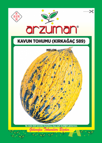 KIRKAĞAÇ 589 KAVUN TOHUMU 10 GR ORT 200 AD TOHUM