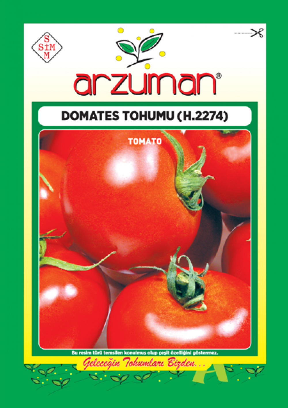 DOMATES TOHUMU 2274 5 GR ORT 1250 AD TOHUM