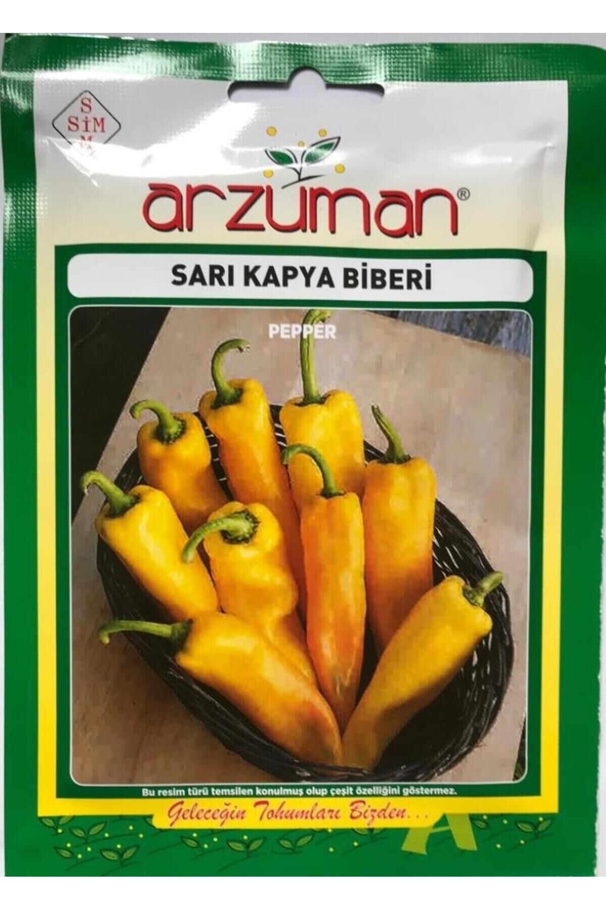 Karahasanoğlu Tarım SARI KAPYA BİBERİ TOHUMU 10 GR ORT 1200 ADET TOHUM