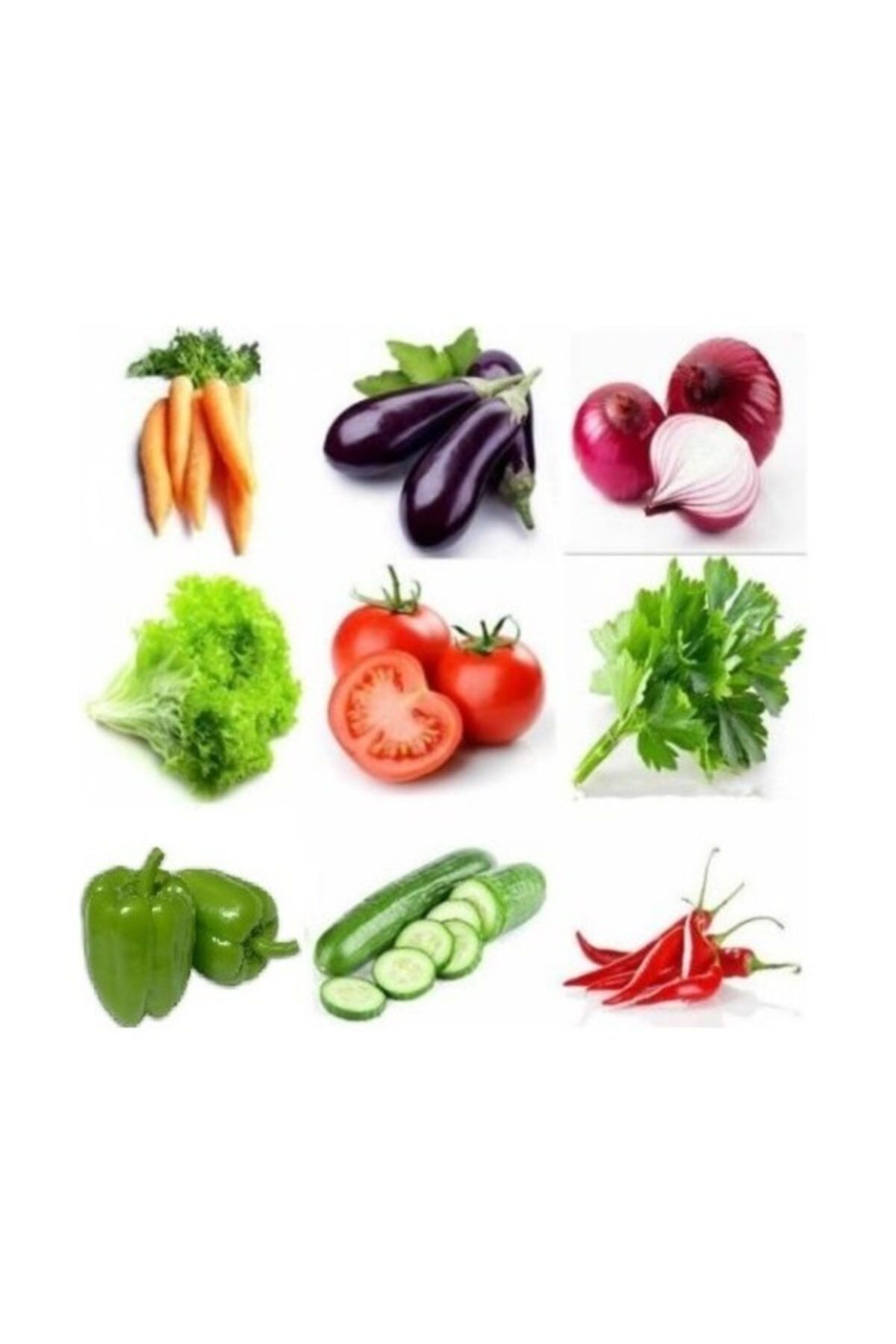 YERLİ 9 FARKLI ÇEŞİT SEBZE TOHUM SETİ ORT 1575 AD+GÜBRE