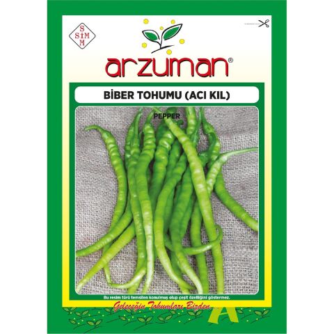 Acı Kıl Biber Tohumu 10 Gram