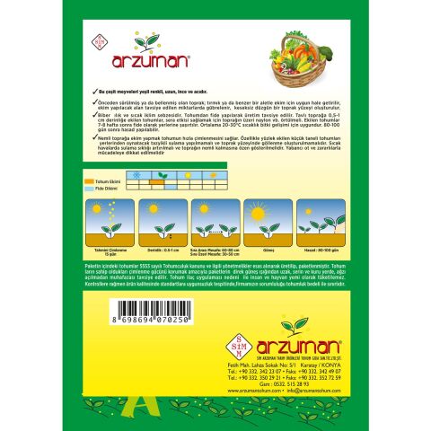 Acı Kıl Biber Tohumu 10 Gram