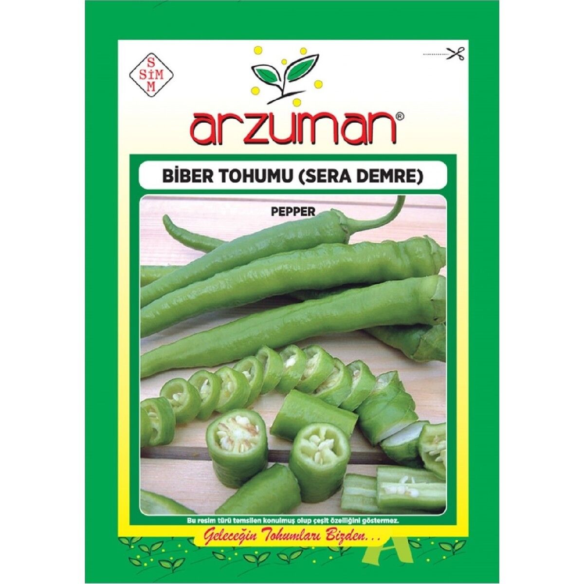 Biber Tohumu - Sera Demre Çeşidi - (5 Gr)