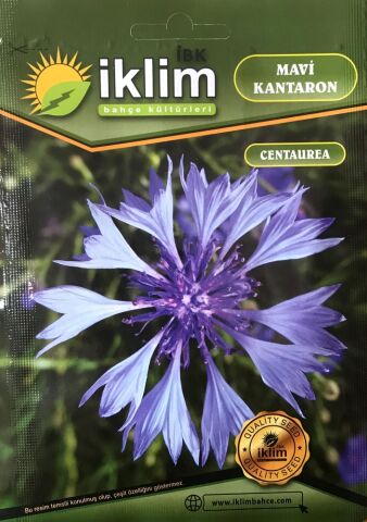 Mavi Kantaron Çiçek Tohumu - Centaurea cyanus (~ Takribi 20 Tohum)