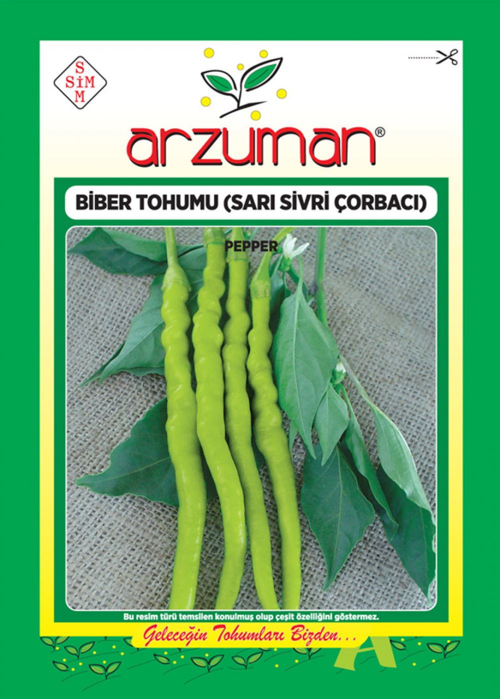 YALOVA ÇORBACI 12 KIL BİBER TOHUMU 10 GR ORT 1200 TOHUM