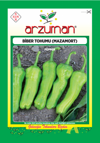 MAZAMORT-ÜÇBURUN BİBER TOHUMU 10 GR ORT 1200 AD TOHUM