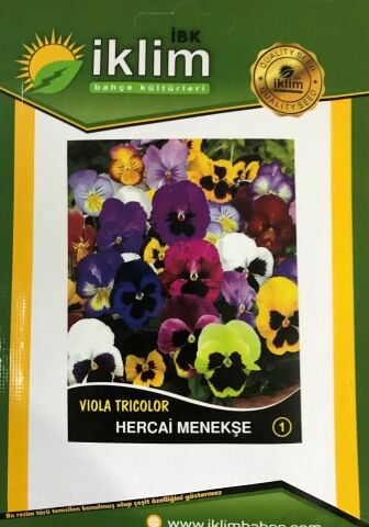 HERCAİ MENEKŞE ÇİÇEĞİ TOHUMU-1 KARIŞIK RENK