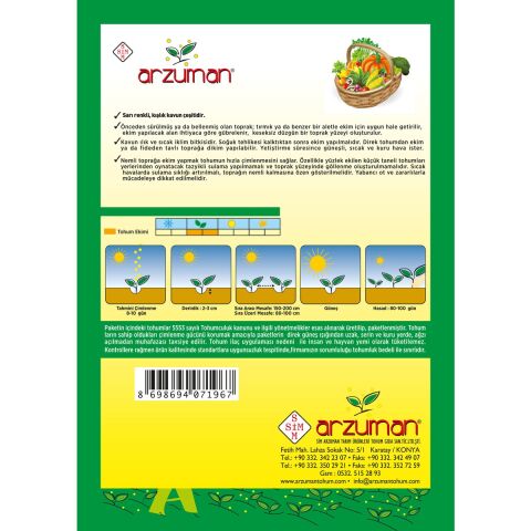Sarı Kışlık Kavun Tohumu 10 Gram