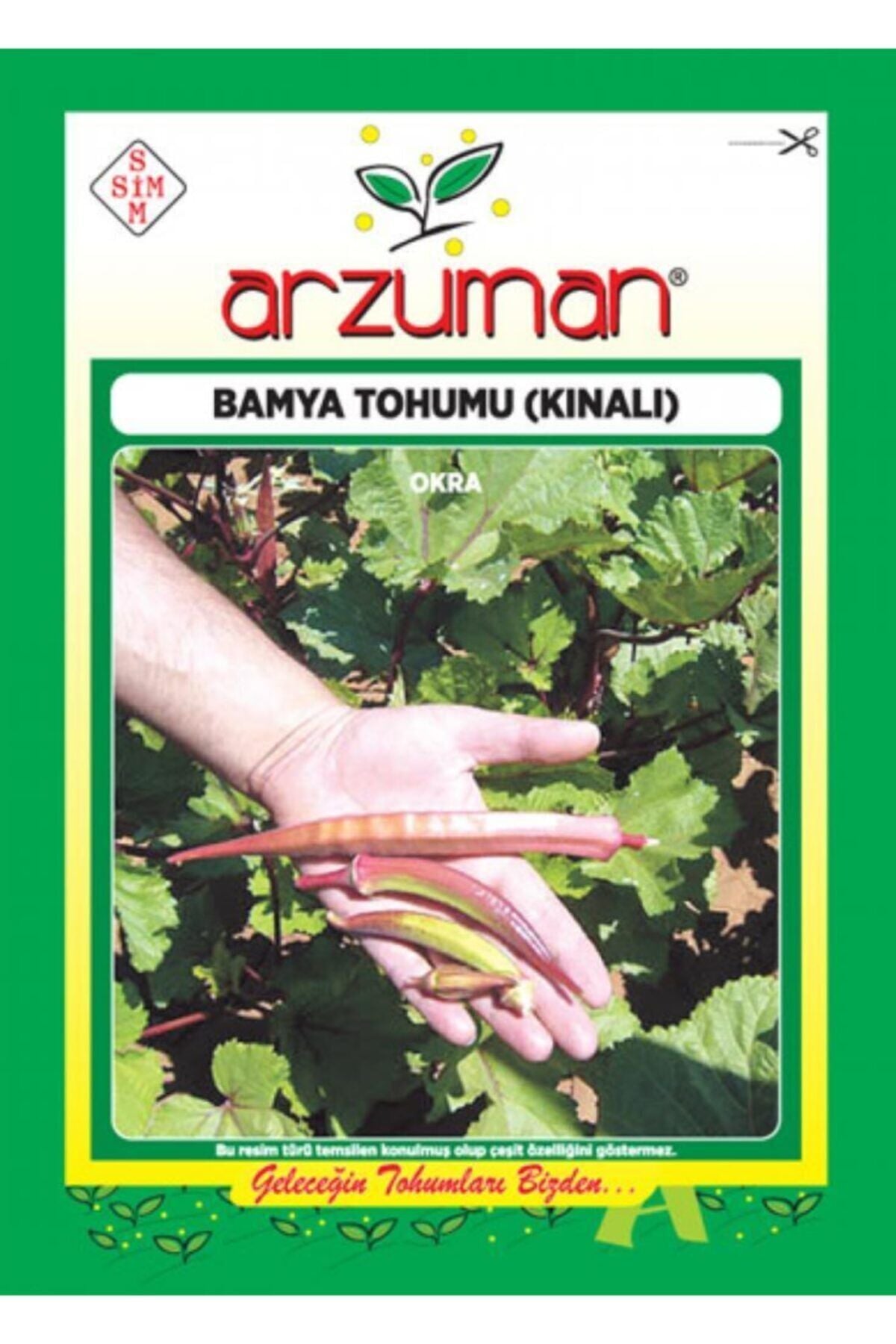 Kınalı Bamya Tohumu 25 gr