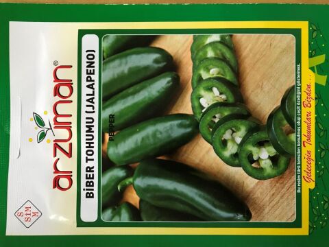 JALEPONE BİBER TOHUMU 5 GR TAKRİBİ 600 ADET TOHUM