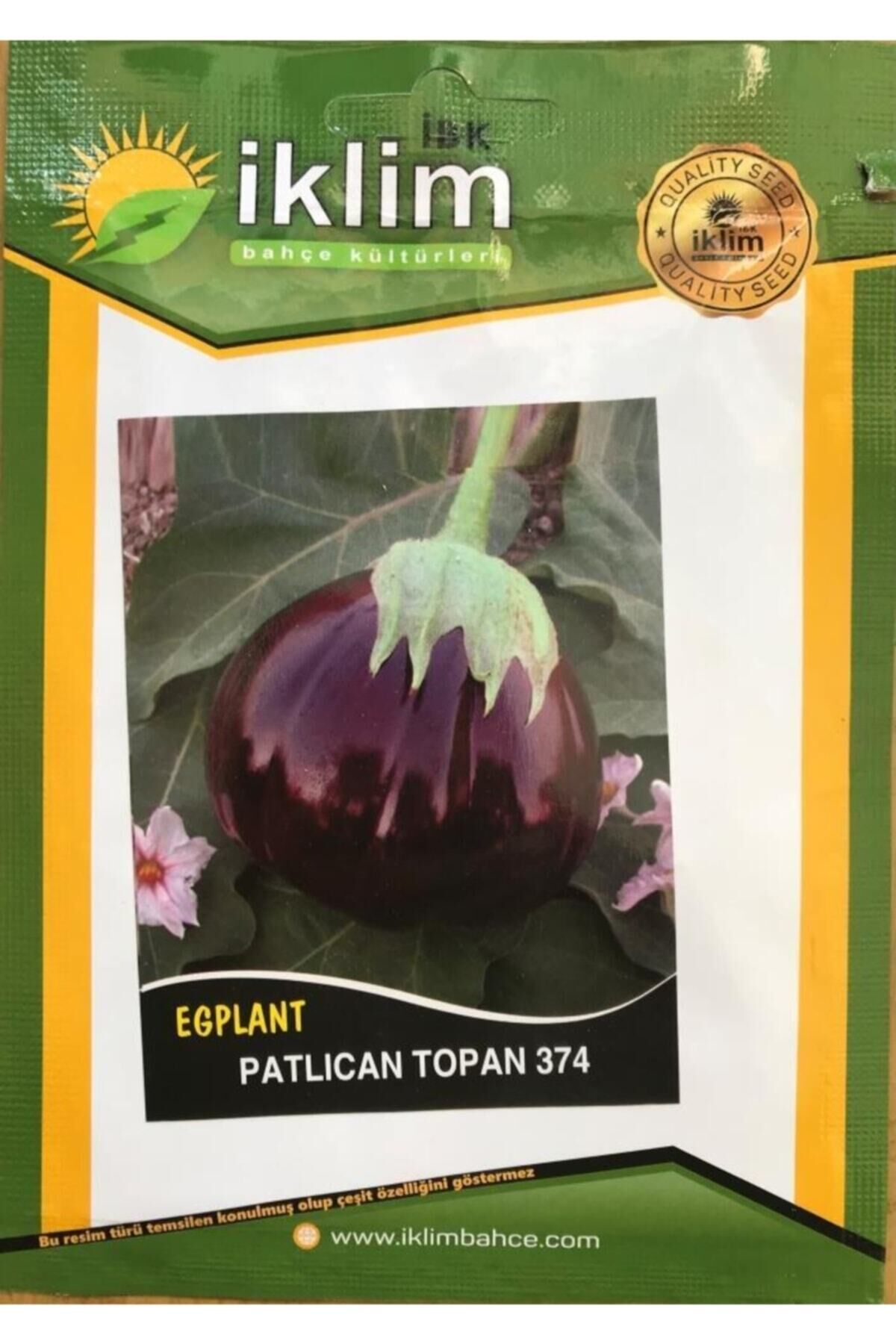 Karahasanoğlu Tarım Patlıcan Tohumu Topan 374 - 10g (~ Takribi 1300 Tohum)