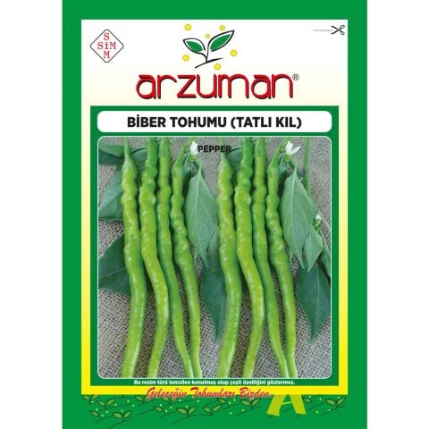 Tatlı Kıl Biber Tohumu 10 Gram