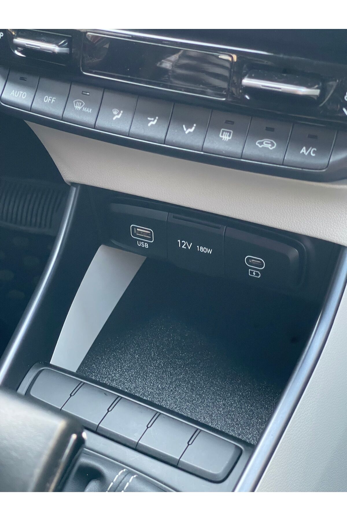 i20 / Bayon Pei Desenli Ön Konsol Koruma Kapağı