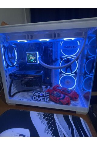 Game Over Logo Oyuncu Kasa İçi / Masa Aksesuar