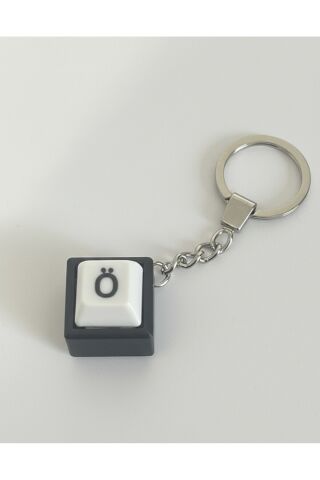 Kişiye Özel Blue Switch Keycap Premium Ezme Model Anahtarlık