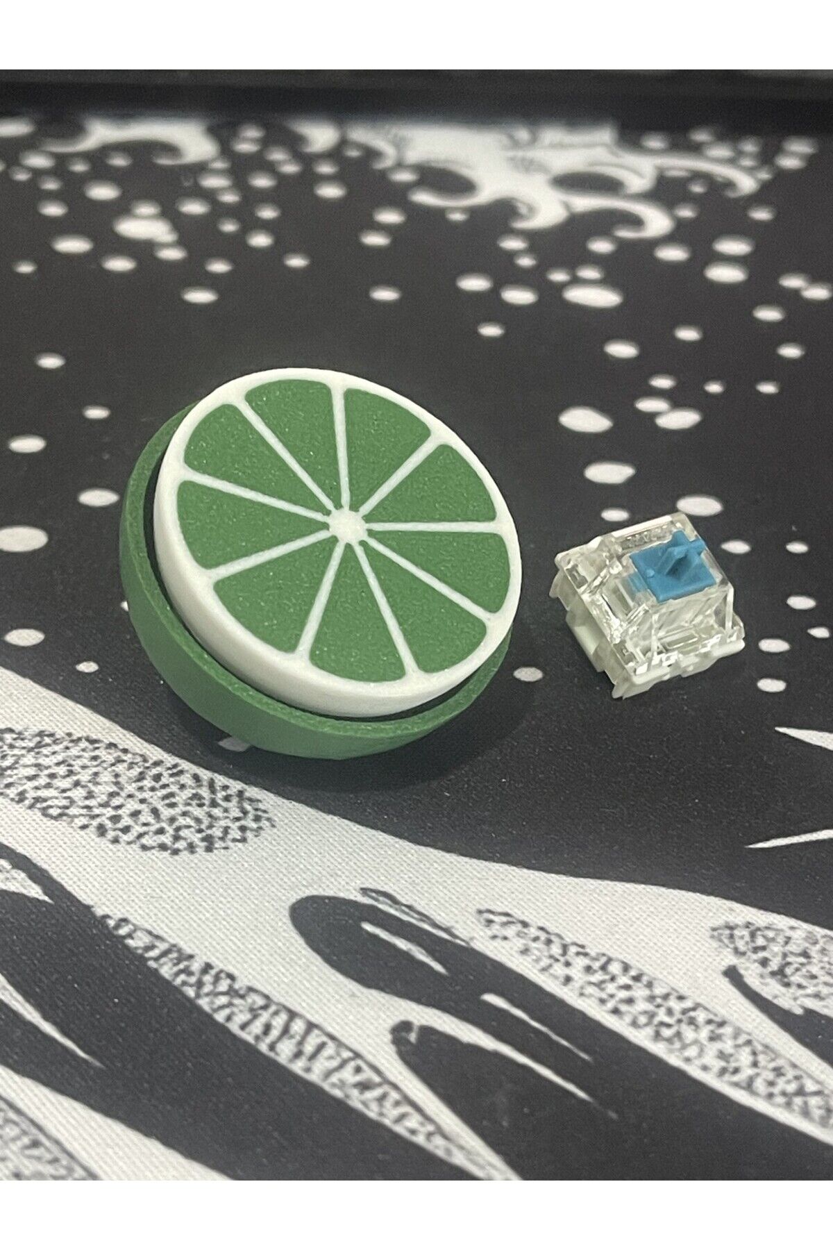 Lime Fidget Clicker Blue Switch