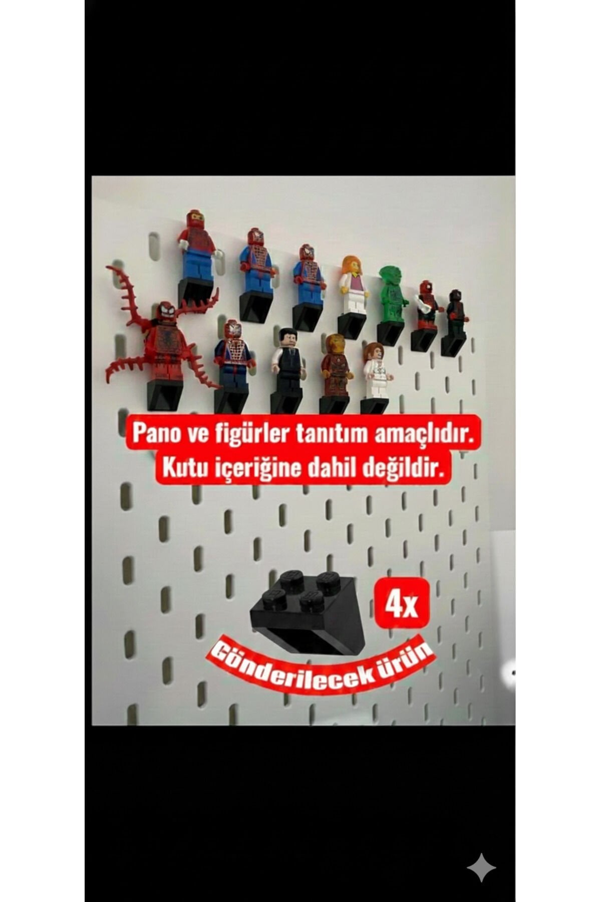 Skadis Yapı Oyuncak Figür Standı 4 Adet