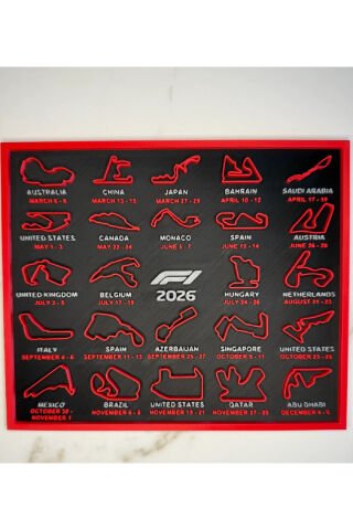 F1 2026 Takvimi Tablo