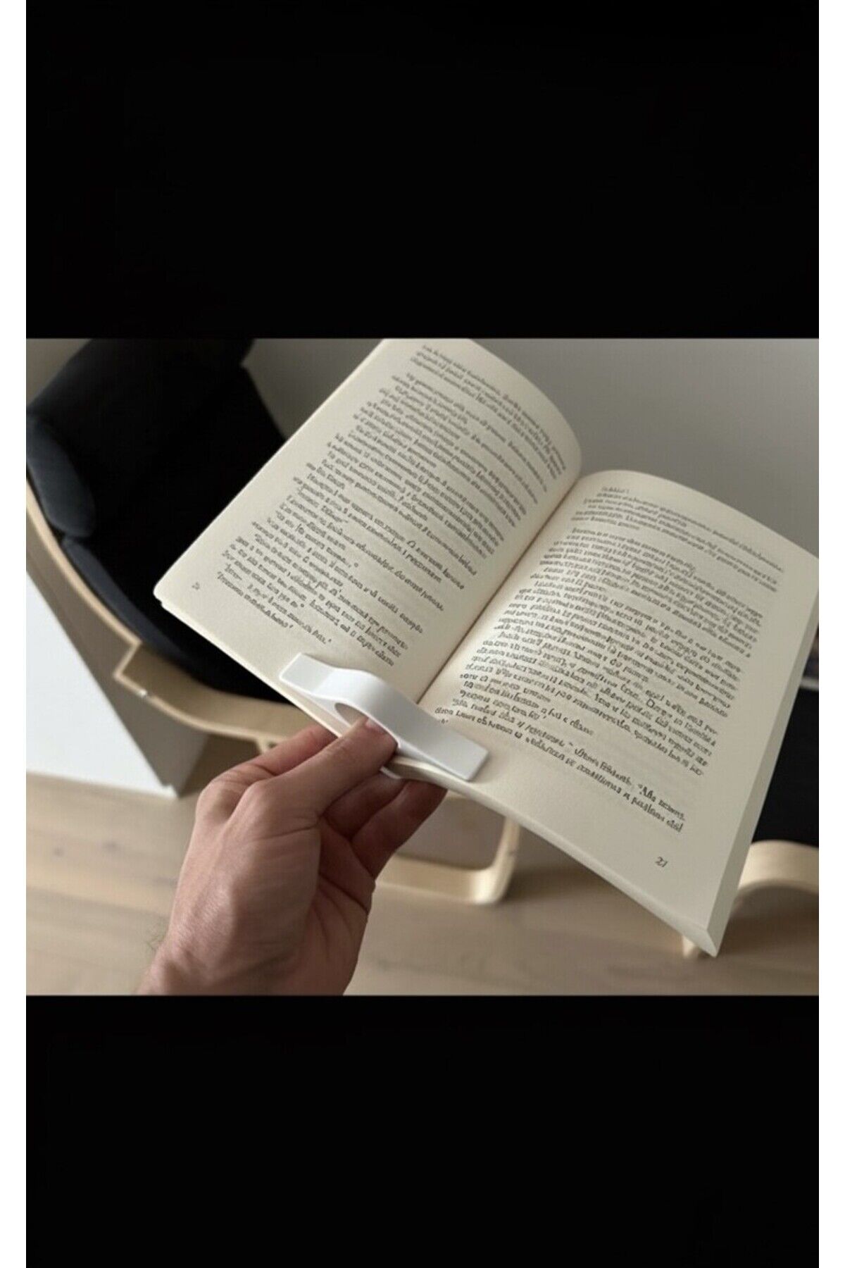 Kitap Okuma Yüzüğü - Tek Elle Okuma Aparatı