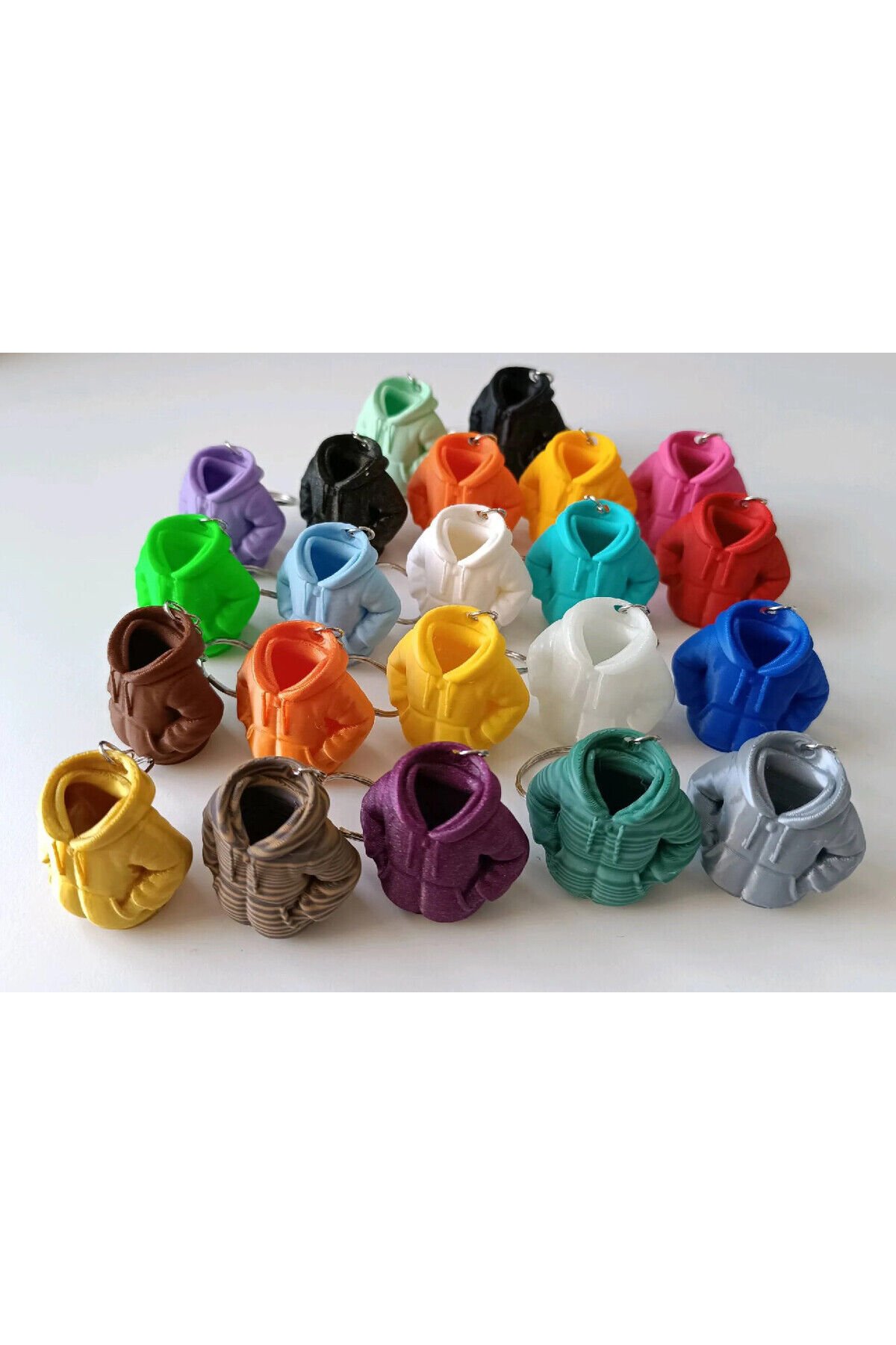 Puffy Mont Anahtarlık (Beyaz)