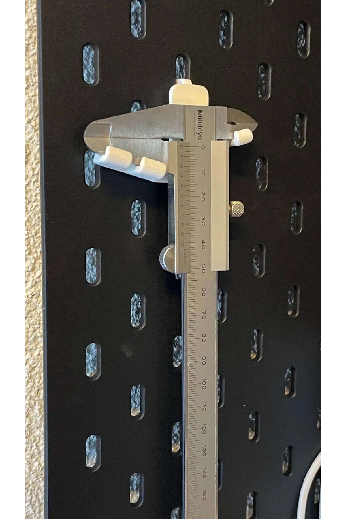 Skadis Pano Kumpas Askısı Beyaz