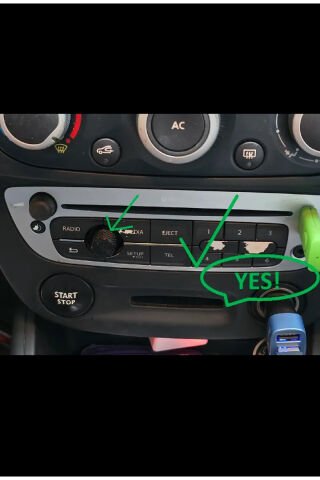 Megane 3 / Fluence Teyp Power Tuşu