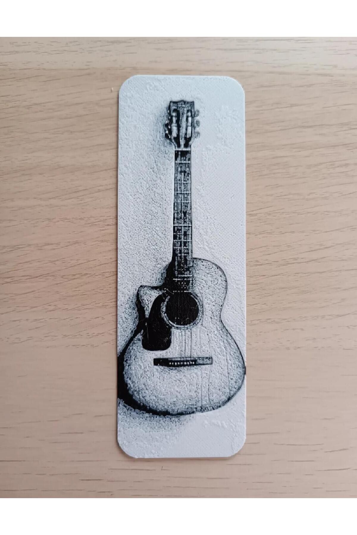 Gitar Temalı Kitap Ayracı