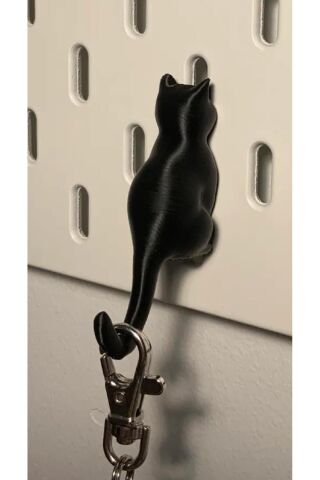 Skadis Pano Kedi Temalı Askı ( 2 Adet )