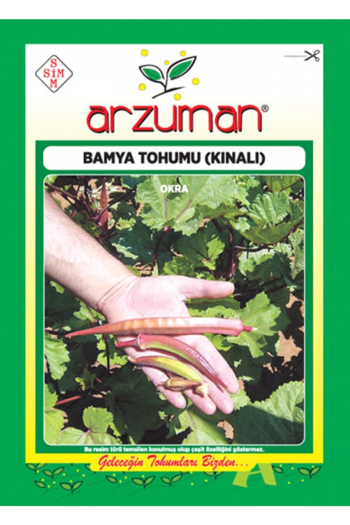 Karahasanoğlu Tarım Kınalı Bamya Tohumu 25 Gr Ort 375 Ad Tohum