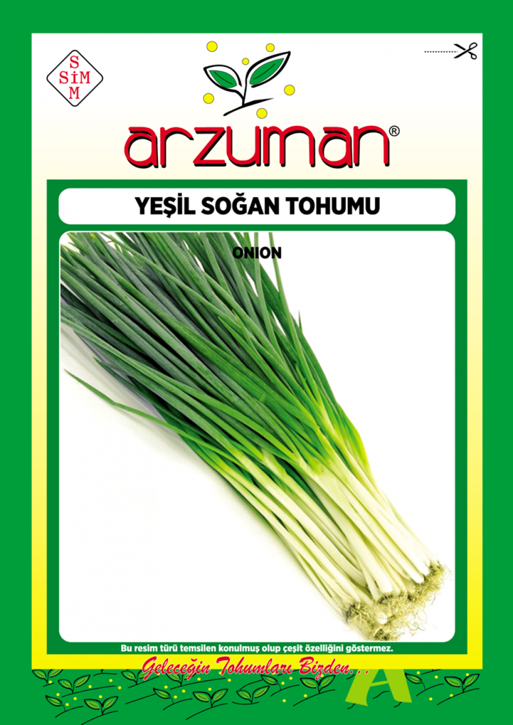 YEŞİL TAZE SOĞAN TOHUMU 10 GR ORT 2500 AD TOHUM
