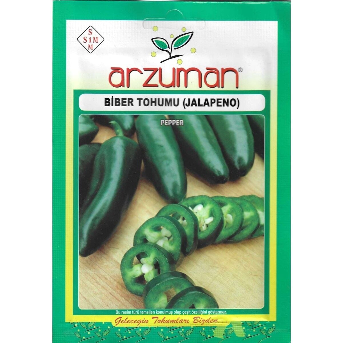 Jalepone Biber Tohumu 5 gr Arzuman Tohumculuk