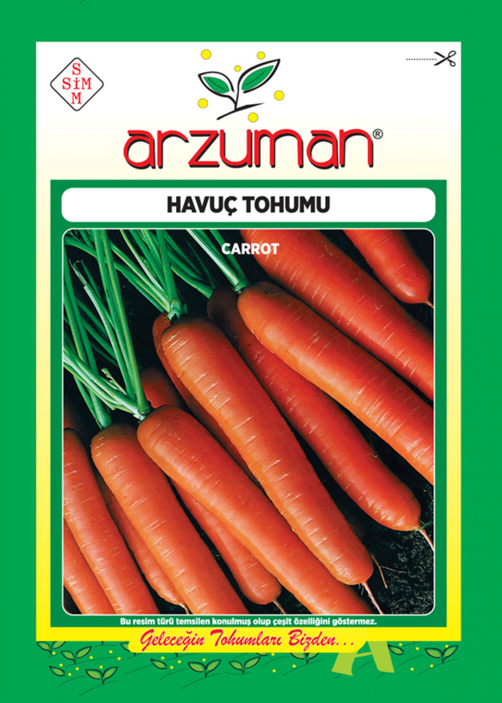 HAVUÇ TOHUMU 10 GR ORT 6000 AD TOHUM