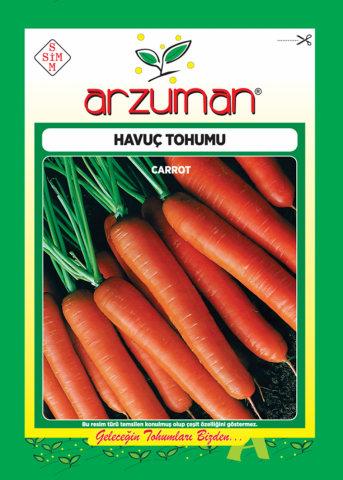 HAVUÇ TOHUMU 10 GR ORT 6000 AD TOHUM