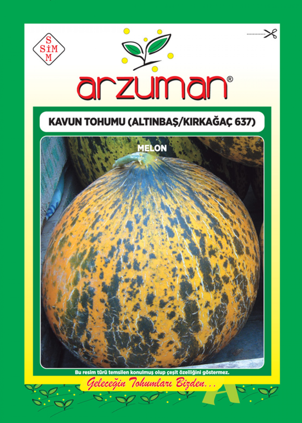 KIRKAĞAÇ 637 (ALTINBAŞ) KAVUN TOHUMU 10 GR ORT 200 AD TOHUM