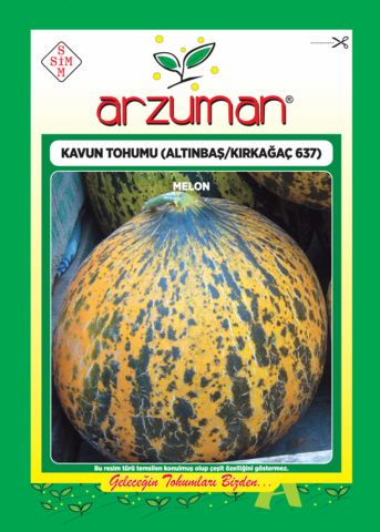 KIRKAĞAÇ 637 (ALTINBAŞ) KAVUN TOHUMU 10 GR ORT 200 AD TOHUM