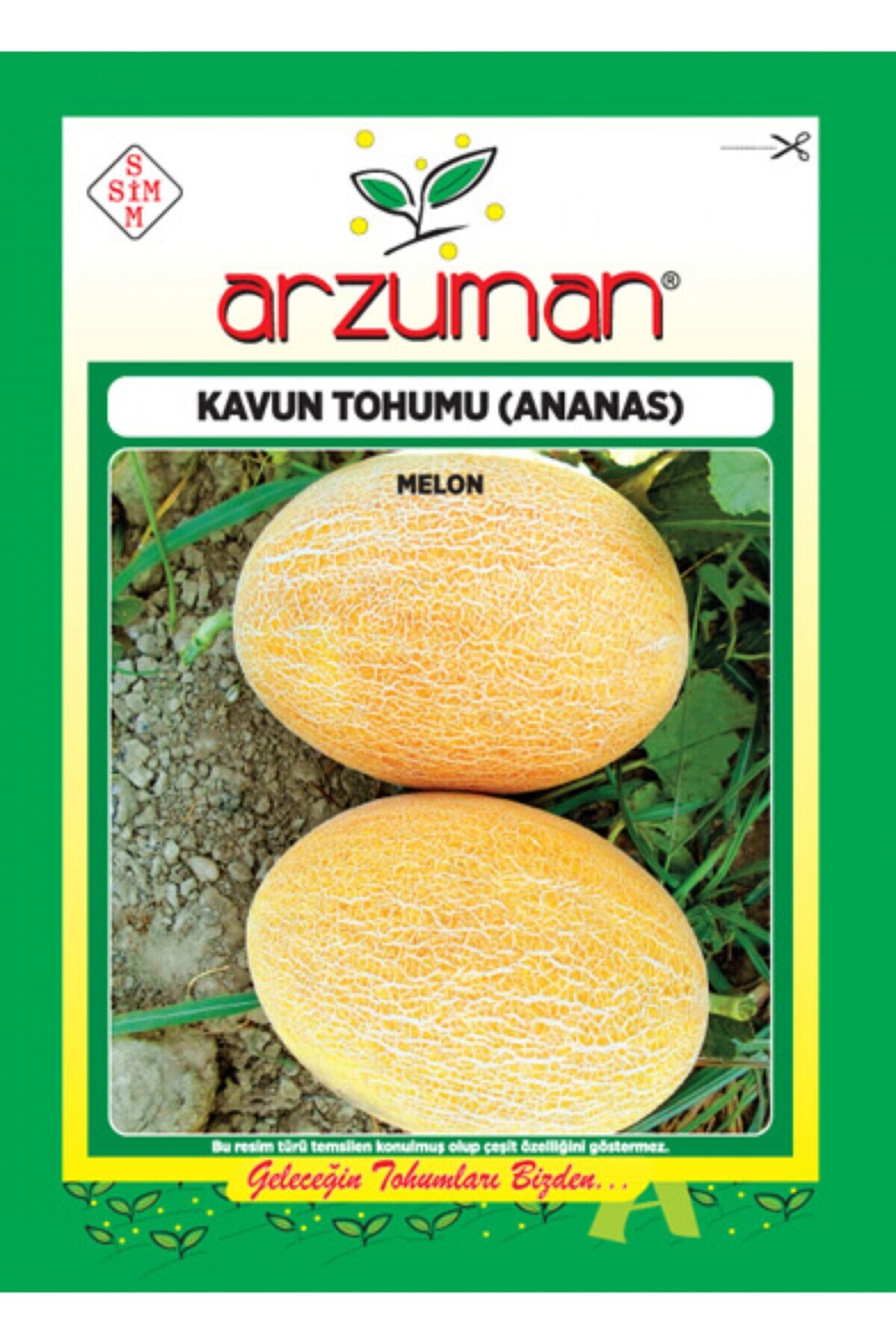 Karahasanoğlu Tarım Ananas Kavun Tohumu 10 Gr Ort 200 Ad Tohum