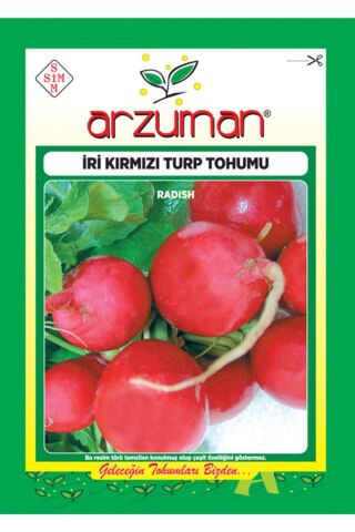 Karahasanoğlu Tarım Iri Kırmızı Turp Tohumu 25 Gr Ort 2250 Ad Tohum