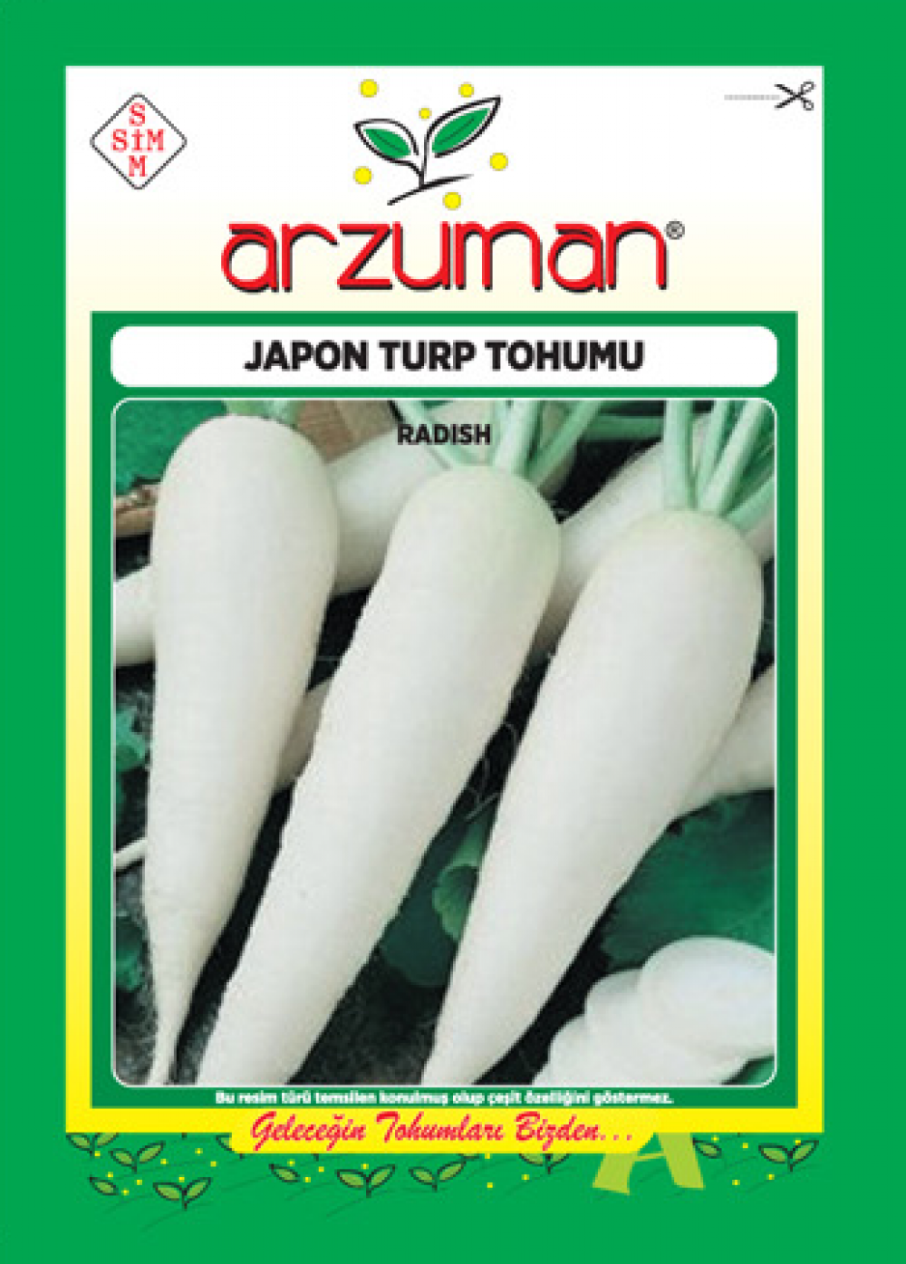 JAPON TURP TOHUMU 10 GR ORT 900 AD TOHUM