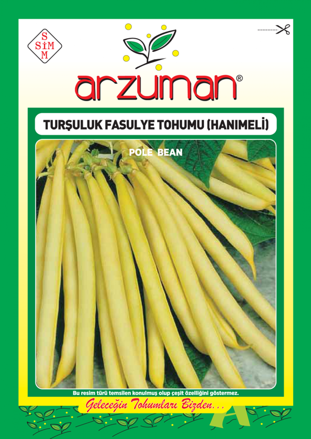 HANIMELİ TURŞULUK OTURAK FASULYE TOHUMU 50 GR