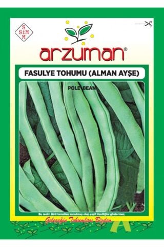 Karahasanoğlu Tarım Alman Ayşe Sırık Fasulye Tohumu 50 Gr