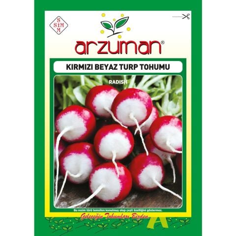 Kırmızı Beyaz Fındık Turp Tohumu 10 Gram