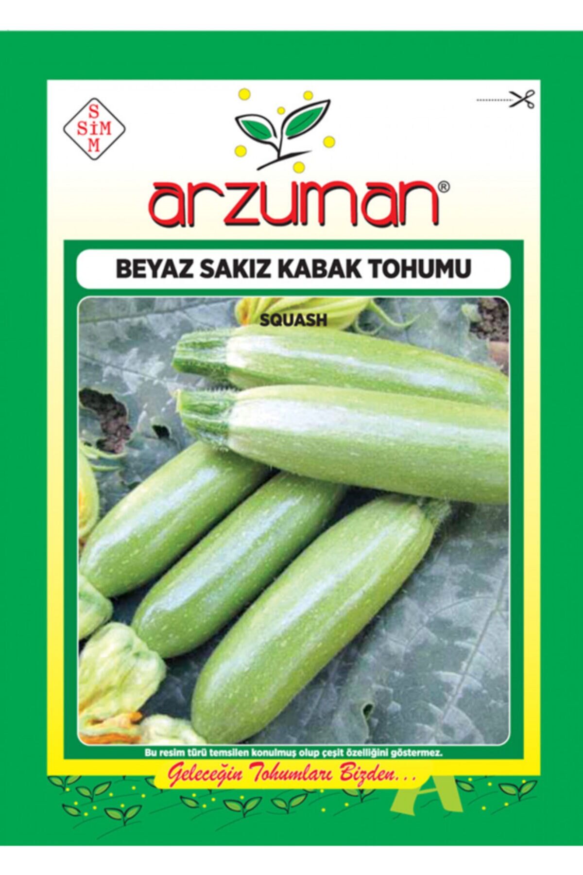 Karahasanoğlu Tarım Beyaz Sakız Kabak Tohumu 10 Gr Ort 75 Ad Tohum