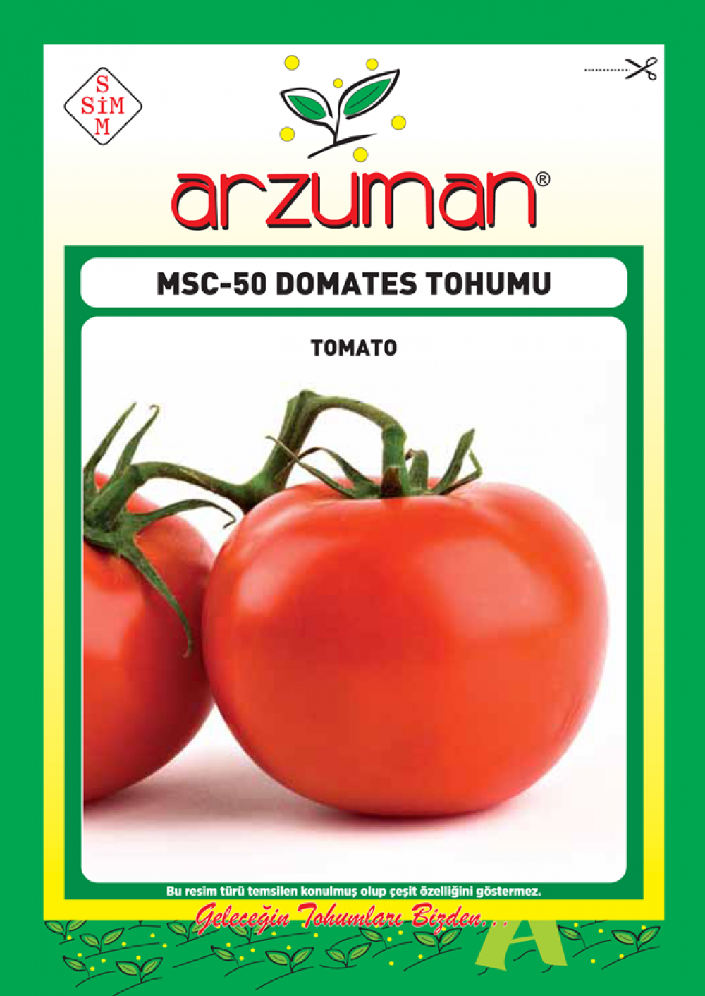 MSC-50 DOMATES TOHUMU 5 GR ORT 1250 TOHUM