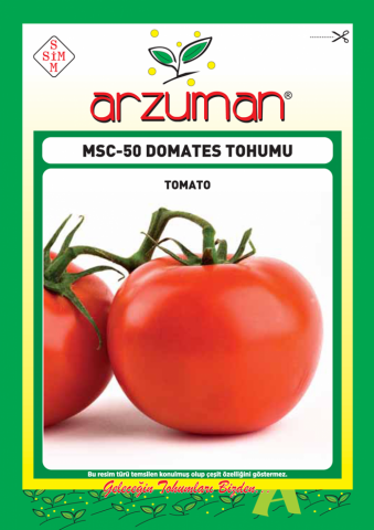 MSC-50 DOMATES TOHUMU 5 GR ORT 1250 TOHUM