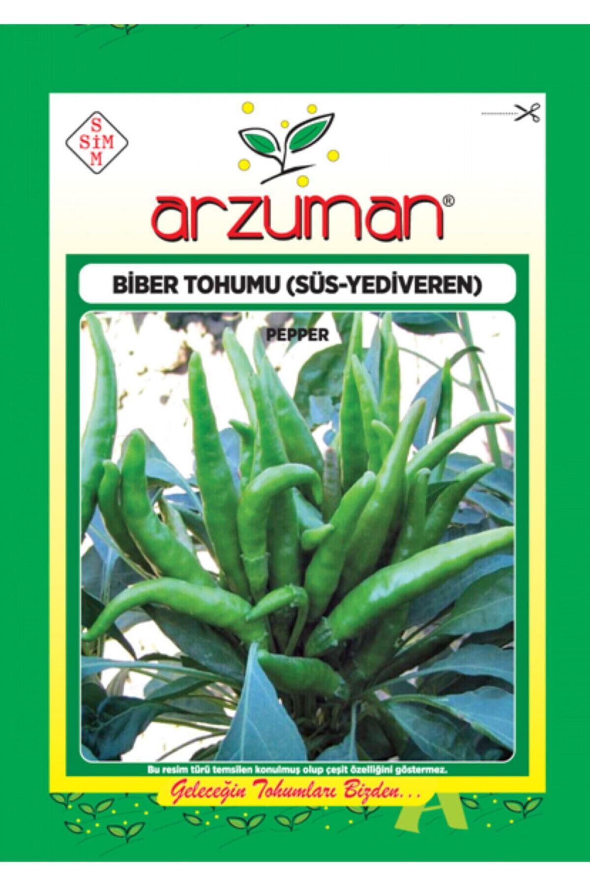 Karahasanoğlu Tarım Süs Yediveren Yukarıbakan Biber Tohumu 5 Gr Ort 600 Ad Tohum
