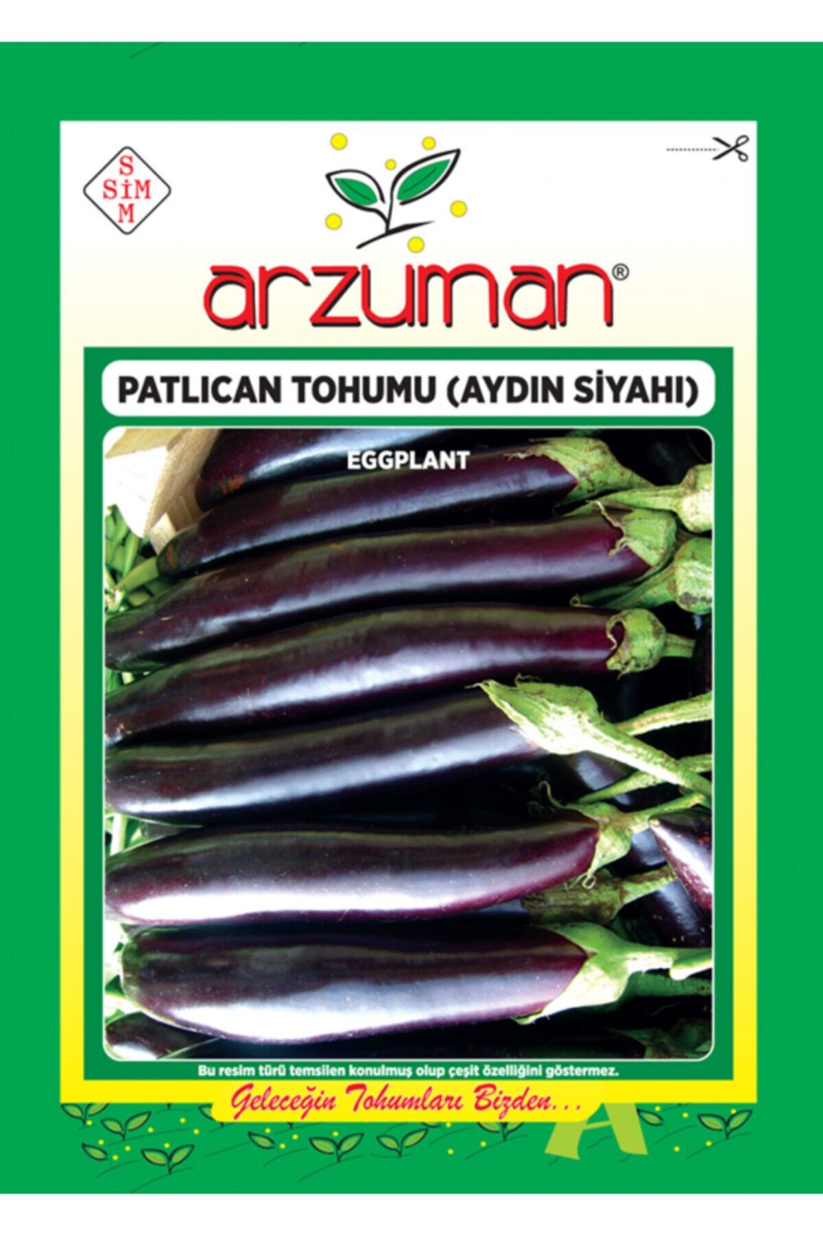 Karahasanoğlu Tarım Aydın Siyahı Patlıcan Tohumu 10 Gr Ort 2000 Ad Tohum