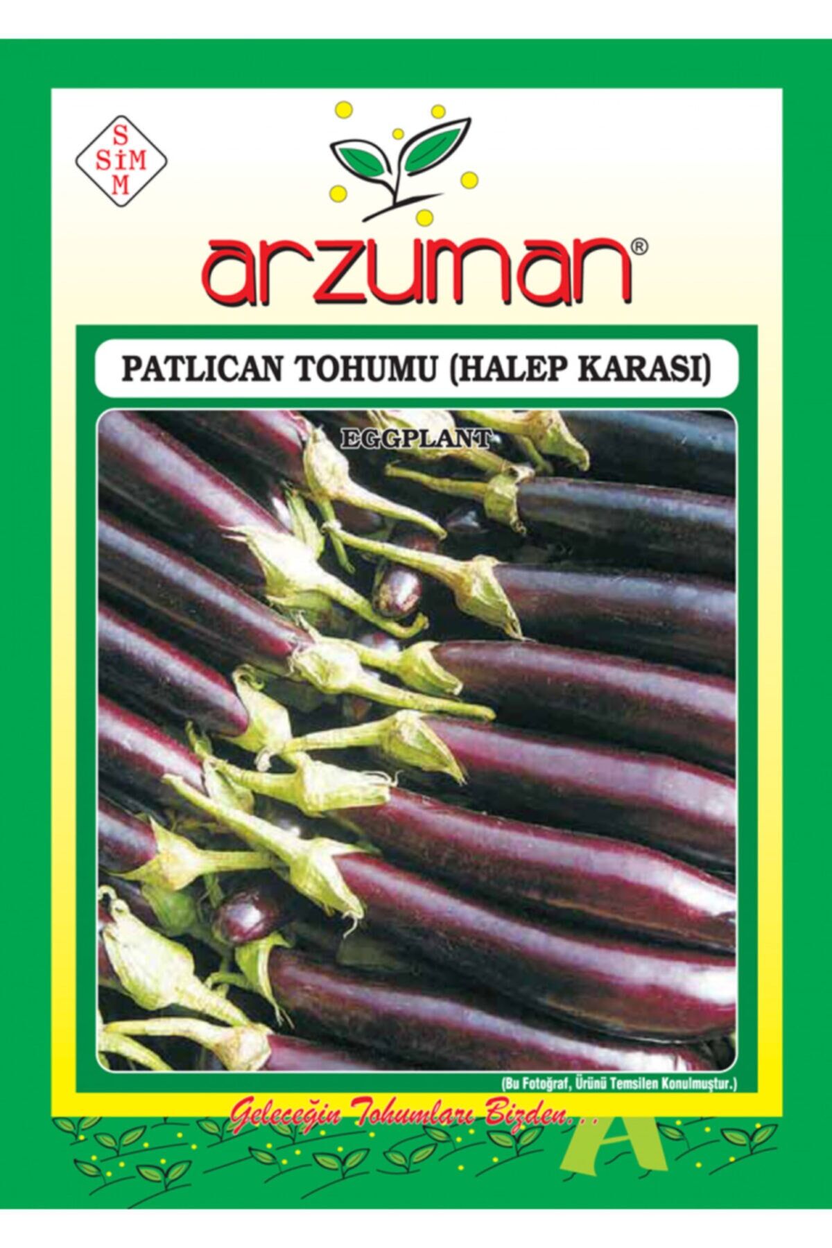 Karahasanoğlu Tarım Halep Karası Patlıcan Tohumu 10 Gr Ort 2000 Ad Tohum