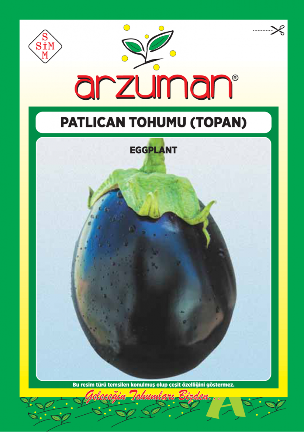 TOPAN PATLICAN TOHUMU 10 GR ORT 2000 AD TOHUM